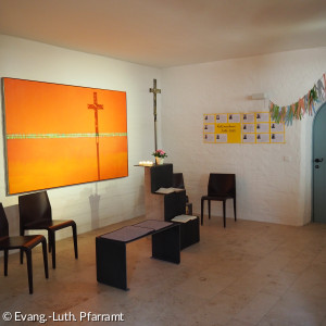 Andachtsbereich in der Erlöserkirche